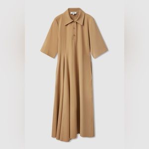 COS Asymmetric Polo Shirt Dress